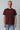 Herren T-Shirt - Be yourself - Weinrot