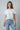 Oversized T-Shirt Frauen - Handbesticktem Logo - Weiß - 150 Stk. Limitiert